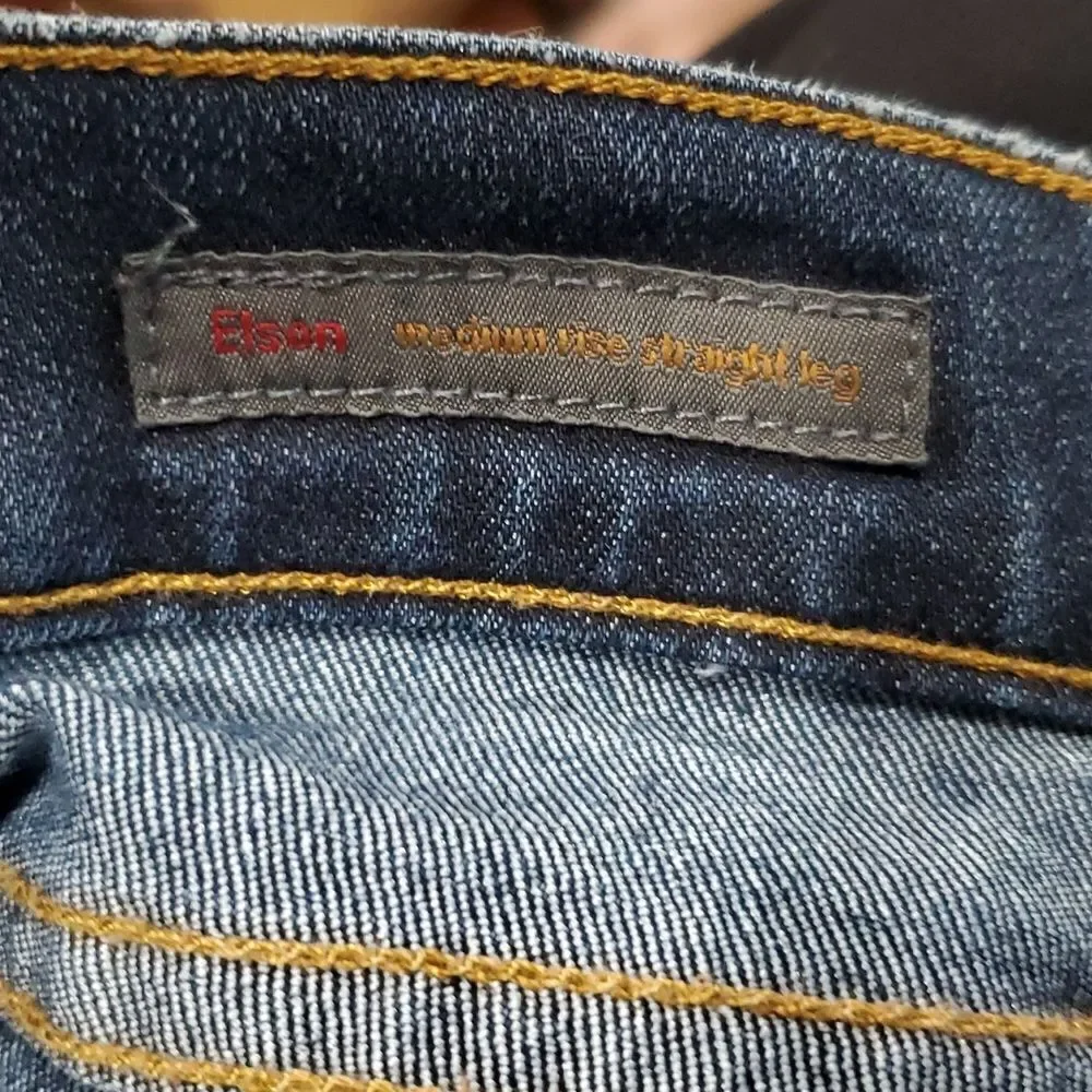 Citizens Of Humanity Elson Mid Rise Straight Leg Jeans Size 25 or 0